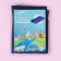 Pillow road, inflatable, 46 × 30 × 7.5 cm, blue color