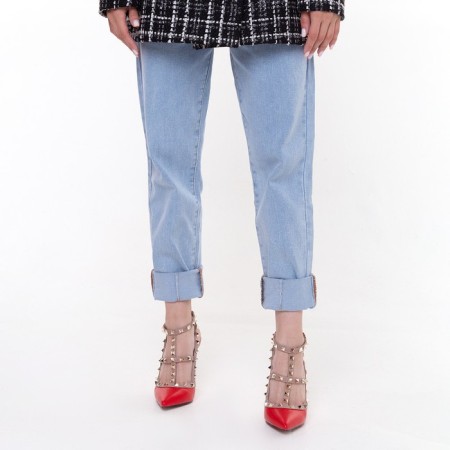 Women's shoes, red color, size 35-3