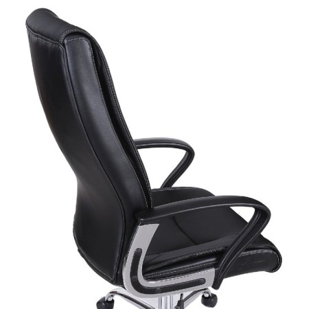Office Office Brabix "Forward ex-570", chrome, eco-leather, black-7
