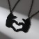 A pendant on a chain of "sin" 9 x 12.4 cm