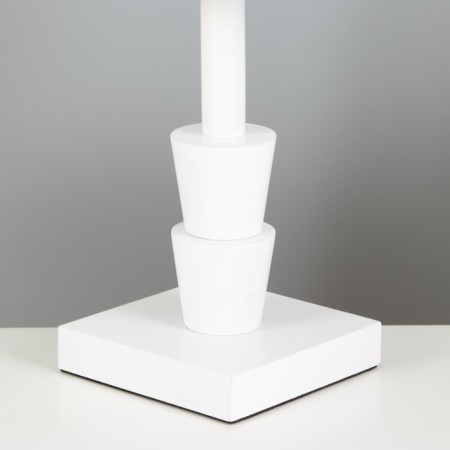Eln table lamp E27 40W white 19.5x19.5x38 cm Risalux-3