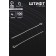 Pin with a loop cm-1087, 4 cm, packaging 100 g, silver color