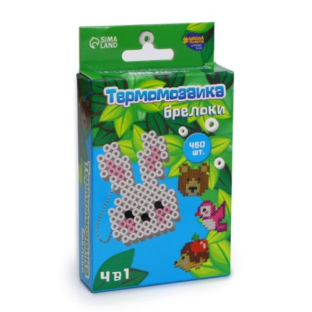 Thermalmosaic "Forest animals" with tweezers, key fob-3