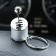 Cartage keychain, gearbox lever, metal, chrome