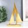 Polystone Shipyard souvenir gold 13.4x20.3x3.6 cm