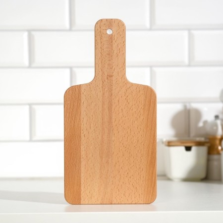 Defense and serving wooden board "Proppmatt", Beech, 30x15 cm-2