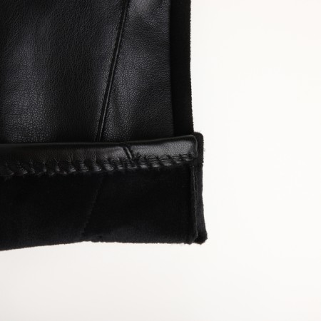 Gloves are female, dimensionless, without insulation, black color-4