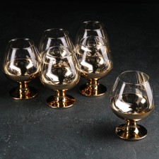 Set of glasses for brandy 
