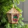 Christmas tree toy "Lantern with bells", from batteries, glow of warm white