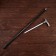 Souvenir product cane with a dagger, blade 30cm, handle of an eagle