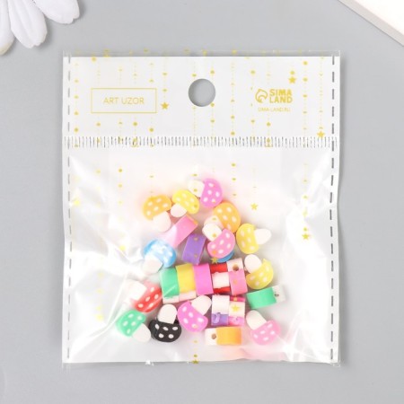 Beads for the creativity of PVC "Fleeter" set 25 pcs 0.5x0.8x1 cm-3