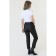 Artificial leather pants with high planting, size 48