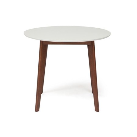 Dining table Bosco (Bosos) Buk/MDF, White/Brown D900-2