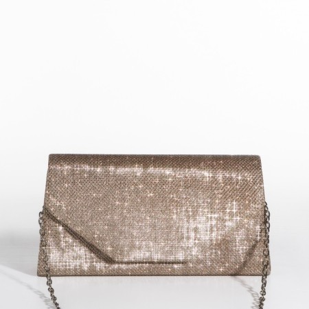 Magneta bag bag, long chain, golden color