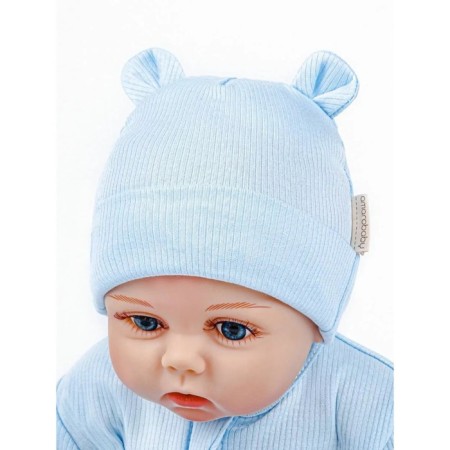 Children's cap Amarobaby Fashion Bear, size 42-44, blue color-4
