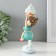 Polystone souvenir "Pun the little gun carries a cupcake" 8x5x18 cm