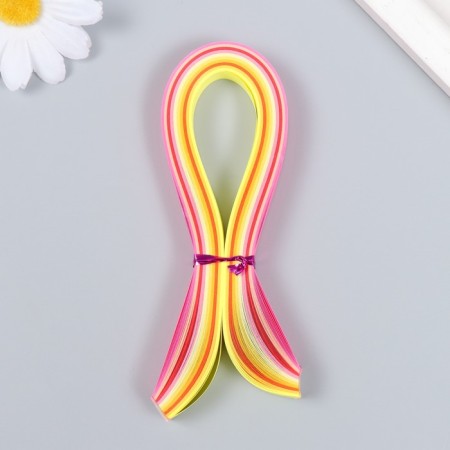 Strips for Quilling "Color" set 100 strips width 1 cm length 25 cm-1