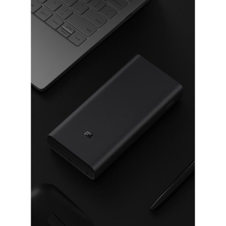 External battery Xiaomi Mi 50W, 20,000 mAh, 2 USB, Type-C, 3A, indicator, black-1