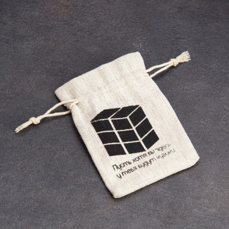 Wasis stones in a bag of "cubes", natural statite, 6 pcs-2