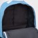 Youth backpack from lightning textiles, 1 pocket, textura, black/blue color