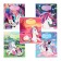 Notebook in a cage 18 sheets, 5 types of mix, cover coated cardboard, Minnie Mouse and unicorn