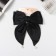 Hair hairpin "Julia" double bow, 18x15 cm, black