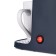 Coffee machine KitFort KT-7312, drop, 750 W, 0.36 l, dark gray