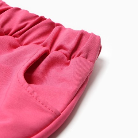 Pants for girls, raspberry color, height 128 cm-1
