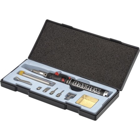 DAYREX-23 gas soldering iron, 1300-2000 ° C, burning time 20-35 min, cylinder 50 ml, butane-1