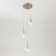 Suspended lamp Citilux "Tommy" CL102031, 33x33x35 cm, 3x40W, E14, gray color gray