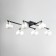 Ceiling chandelier "Virta" E14 6x60 watts