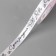Atlase tape "Happy birthday", 15 mm × 23 ± 1 m, white color No. 001