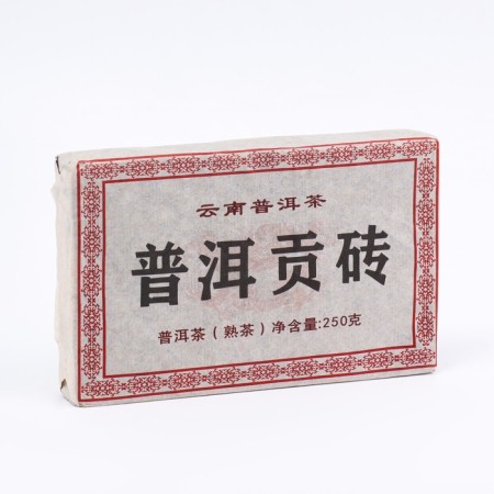 Chinese sustained tea "Shu Puer", 250 g, 2011, Yunnan, brick