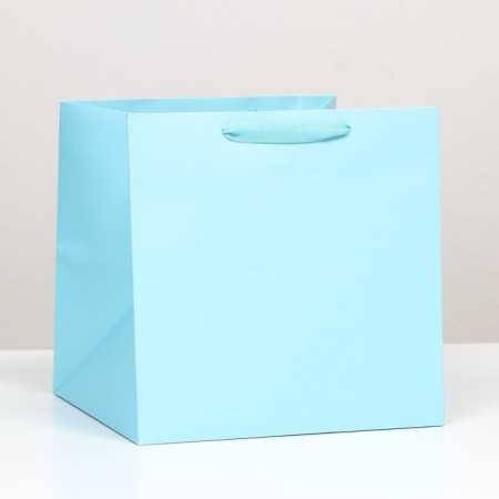 Package for the cake 40x40x40cm Blue, 1pc