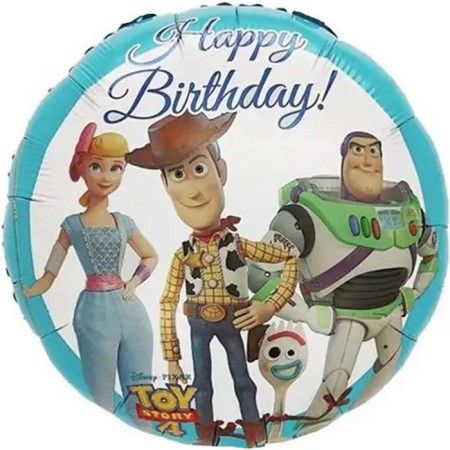 Foil ball 18 "Circle" History of toys, Happy Birthday "