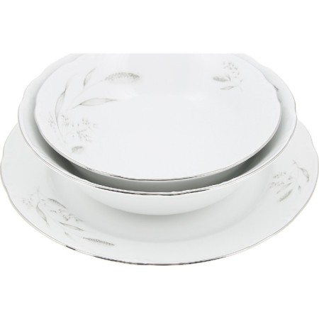 Dining set 6/24 Constance, decor "Silver ears, Platinum laying", 24 items-13