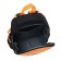 Frame backpack 35 x 27 x 13 cm, Hatber Ergonomic Min "Vlad A4", black/orange NRK_70104
