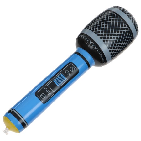 Inflatable toy "microphone", 40 cm, mix color-4