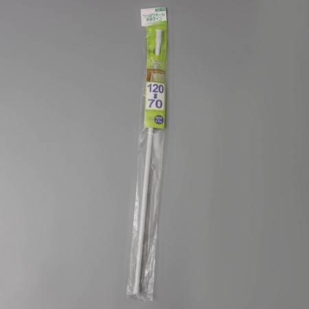 Universal cornice, sliding 70-120 cm, white color-8