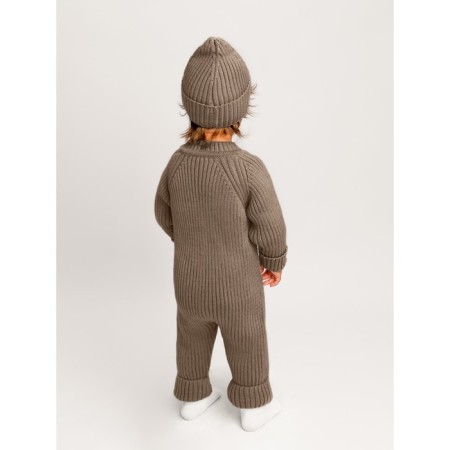 Knitted Knitted Children's Pure Love Tot, height 86 cm, brown color-4