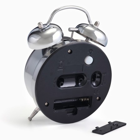 An alarm clock "Forgan", smooth move, D-9 cm, 17 x 11 cm, blue-2