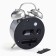 An alarm clock "Forgan", smooth move, D-9 cm, 17 x 11 cm, blue
