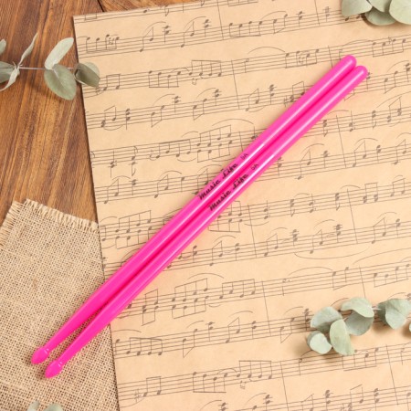 Drum sticks Music Life 5a Pink, luminous