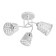 Causte "Dana" 3x60W E27 White 48x48x28cm