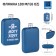Flaw for alcohol "I can", stainless steel, gift, army, 180 ml, 6 oz