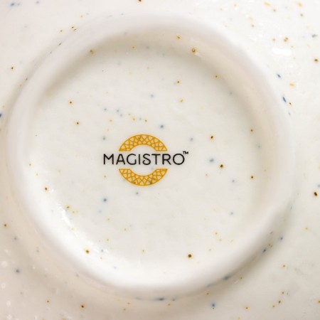 Porcelain salad Magistro poursephona, 300 ml, d = 11.5 cm, beige color-6