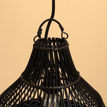 Ceiling Lamp from Rotan "Stephen" 1x120W, E27, 30x30x35cm-3