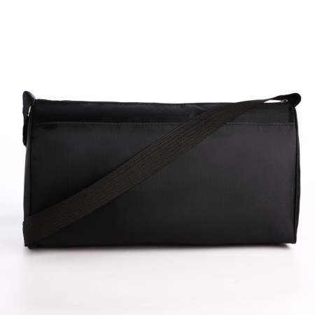Sports bag "Never Stop", 40x21x19 cm, lightning department, black color-4