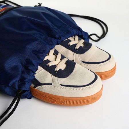 Bag for shoes on the lace, blue color-3