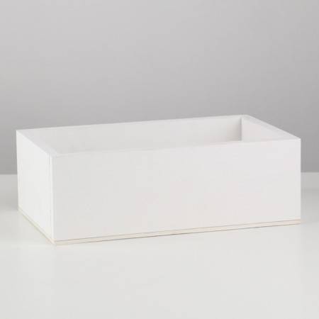 Kashpo Floristic Wooden "Provence No. 4" 24.5x14.5x8 cm-3